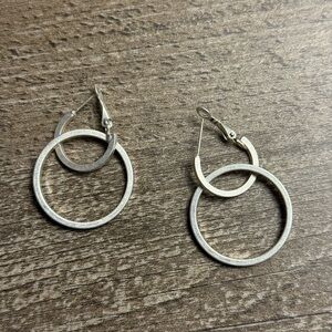 Elegant Silver Hoop Earrings